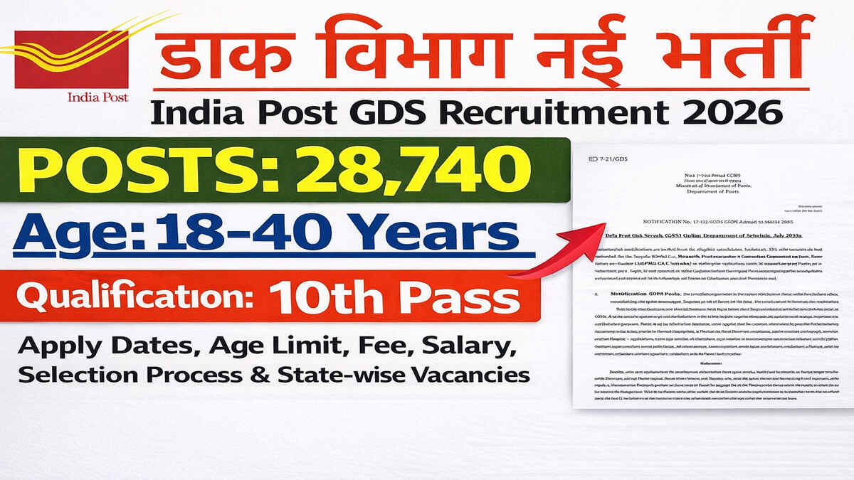 India Post GDS Recruitment 2026