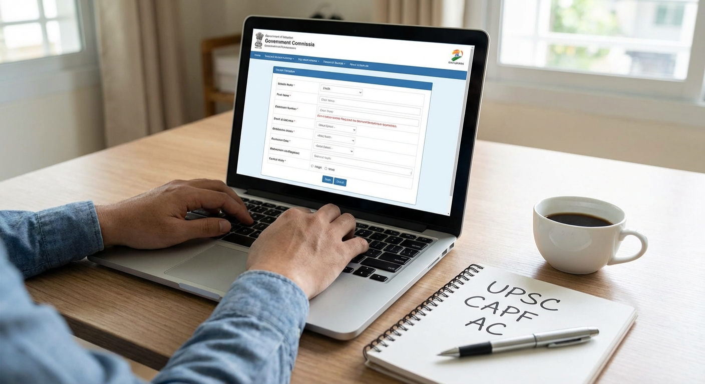 UPSC CAPF AC Recruitment 2026